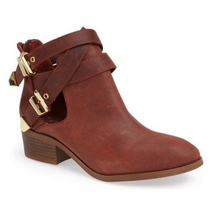 NEW Seychelles Short Brown Bootie Sz 6